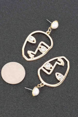 Metal Face Earring | Mixtshop LLC