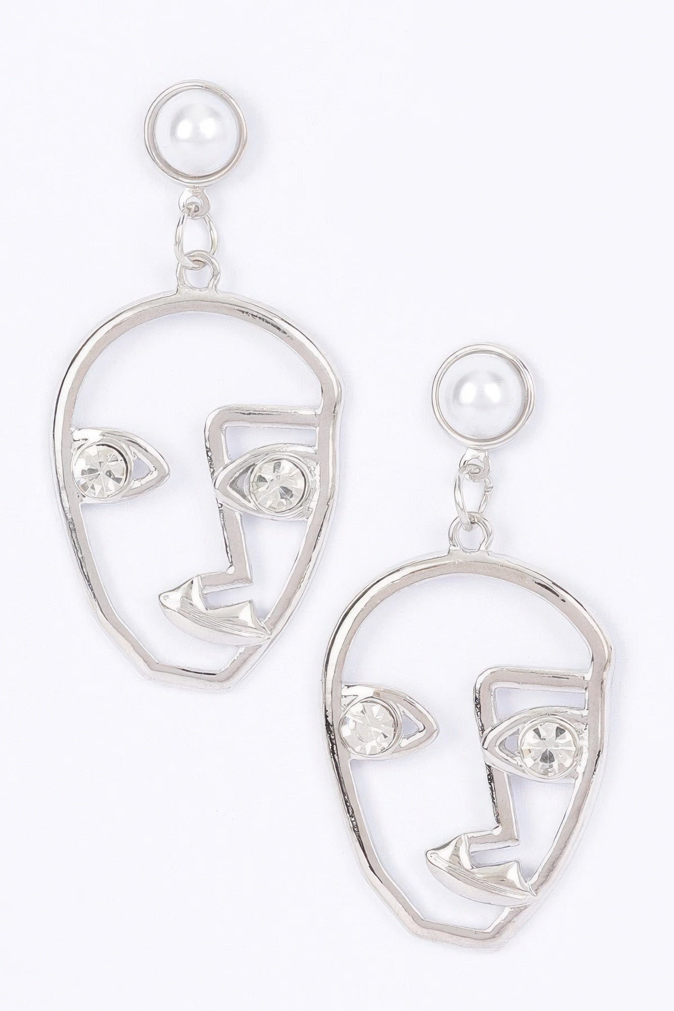 Metal Face Earring | Mixtshop LLC