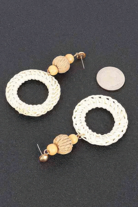 Round Bamboo Earring | Mixtshop LLC