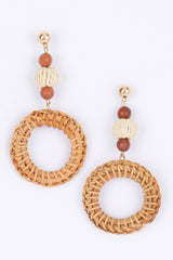 Round Bamboo Earring | Mixtshop LLC