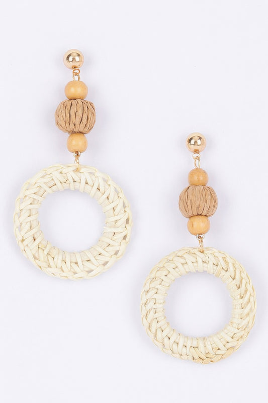 Round Bamboo Earring | Mixtshop LLC