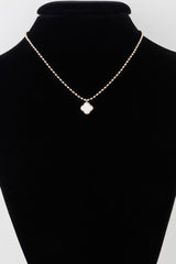 Modern Clover Charm Beaded Necklace | Mixtshop LLC