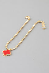 Modern Clover Charm Beaded Bracelet | Mixtshop LLC