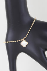 Modern Clover Charm Beaded Bracelet | Mixtshop LLC