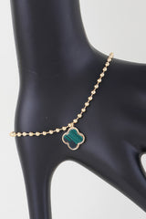 Modern Clover Charm Beaded Bracelet | Mixtshop LLC