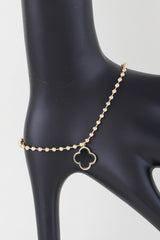 Modern Clover Charm Beaded Bracelet | Mixtshop LLC