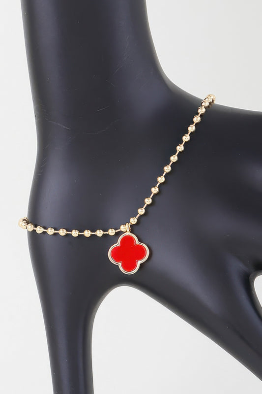 Modern Clover Charm Beaded Bracelet | Mixtshop LLC
