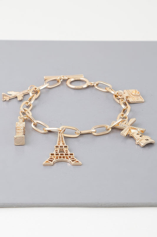 Living In Paris Chain Bracelet | Mixtshop LLC