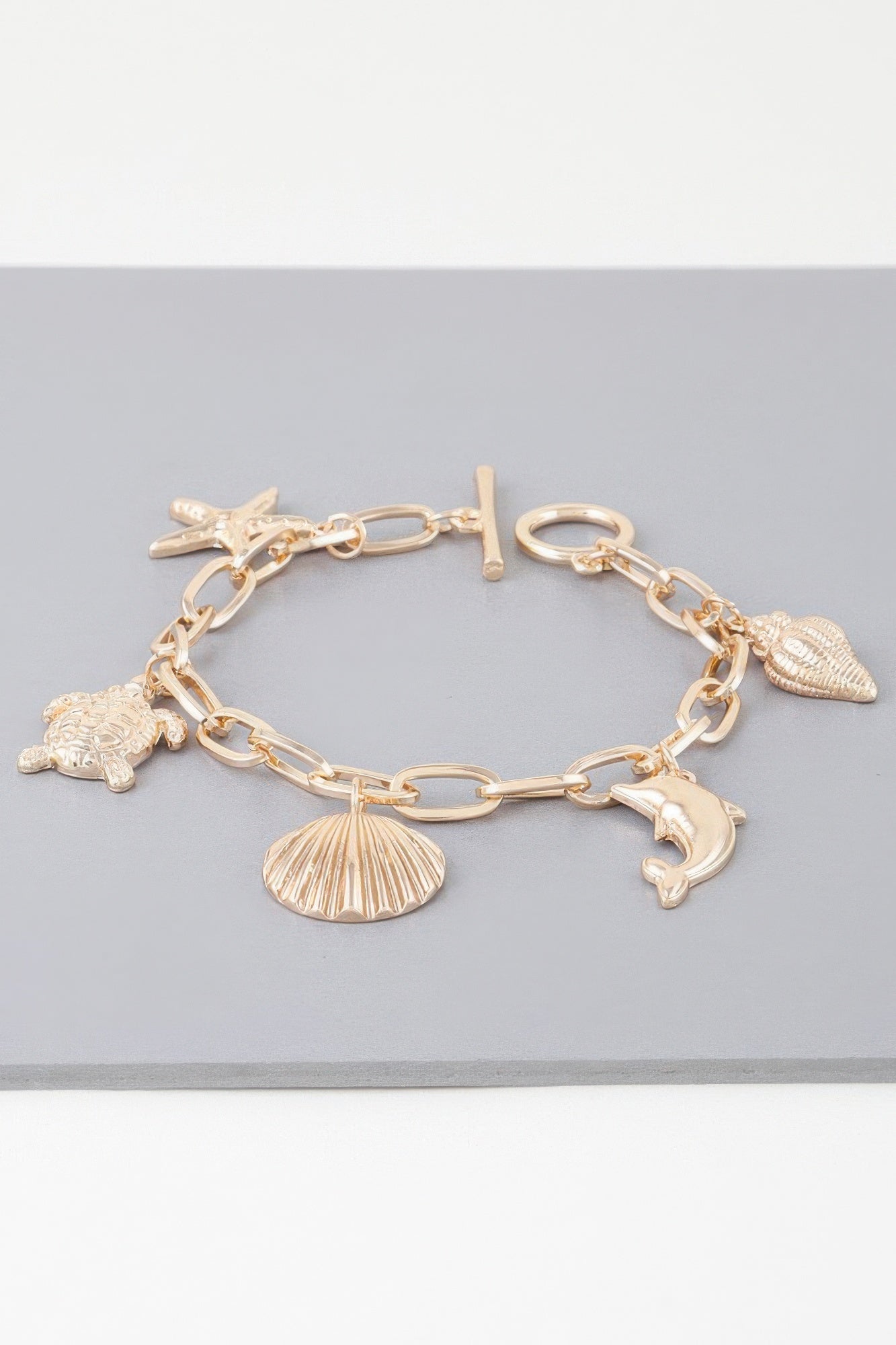 Dolphin In The Sea Chain Bracelet | Mixtshop LLC