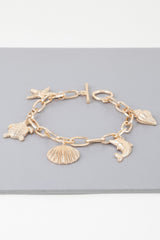 Dolphin In The Sea Chain Bracelet | Mixtshop LLC