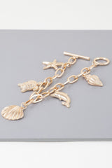 Dolphin In The Sea Chain Bracelet | Mixtshop LLC