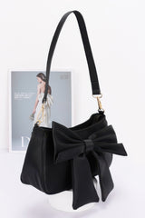 Satin Bow Front Shoulder Bag | Mixtshop LLC