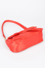 Satin Bow Front Shoulder Bag | Mixtshop LLC