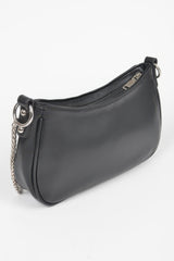 Faux Leather Stud Double Buckles Shoulder Bag | Mixtshop LLC