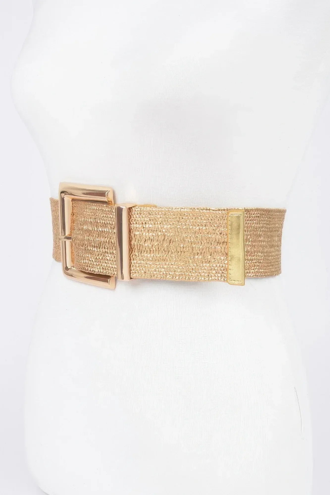 Clear Pvc Metal Buckle Belt Secondary image