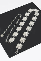 Hammered Square Metal Chain Belt | Mixtshop LLC