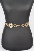 Hammered Metal Chain Belt | Mixtshop LLC