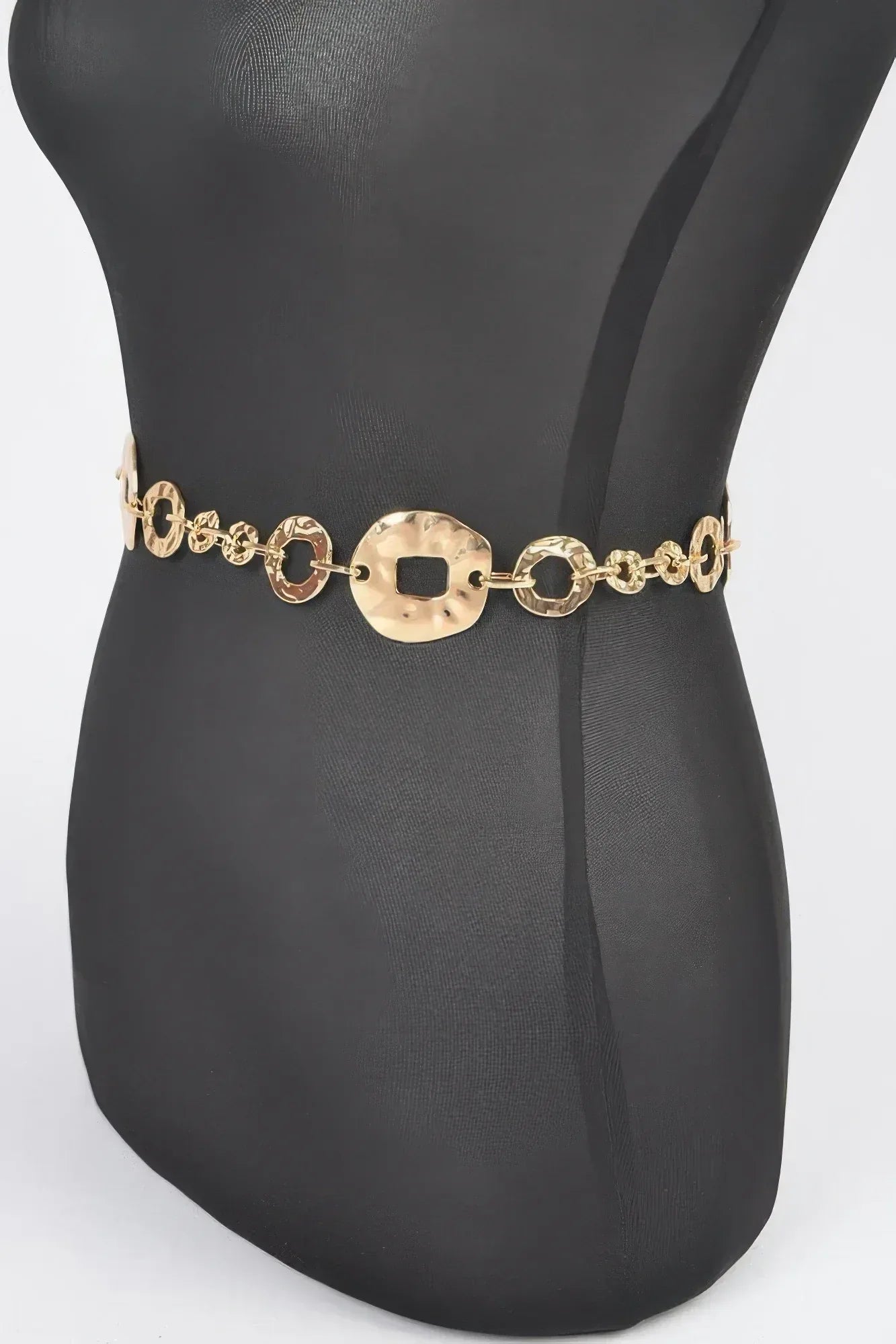 Hammered Metal Chain Belt | Mixtshop LLC