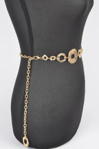 Hammered Metal Chain Belt | Mixtshop LLC