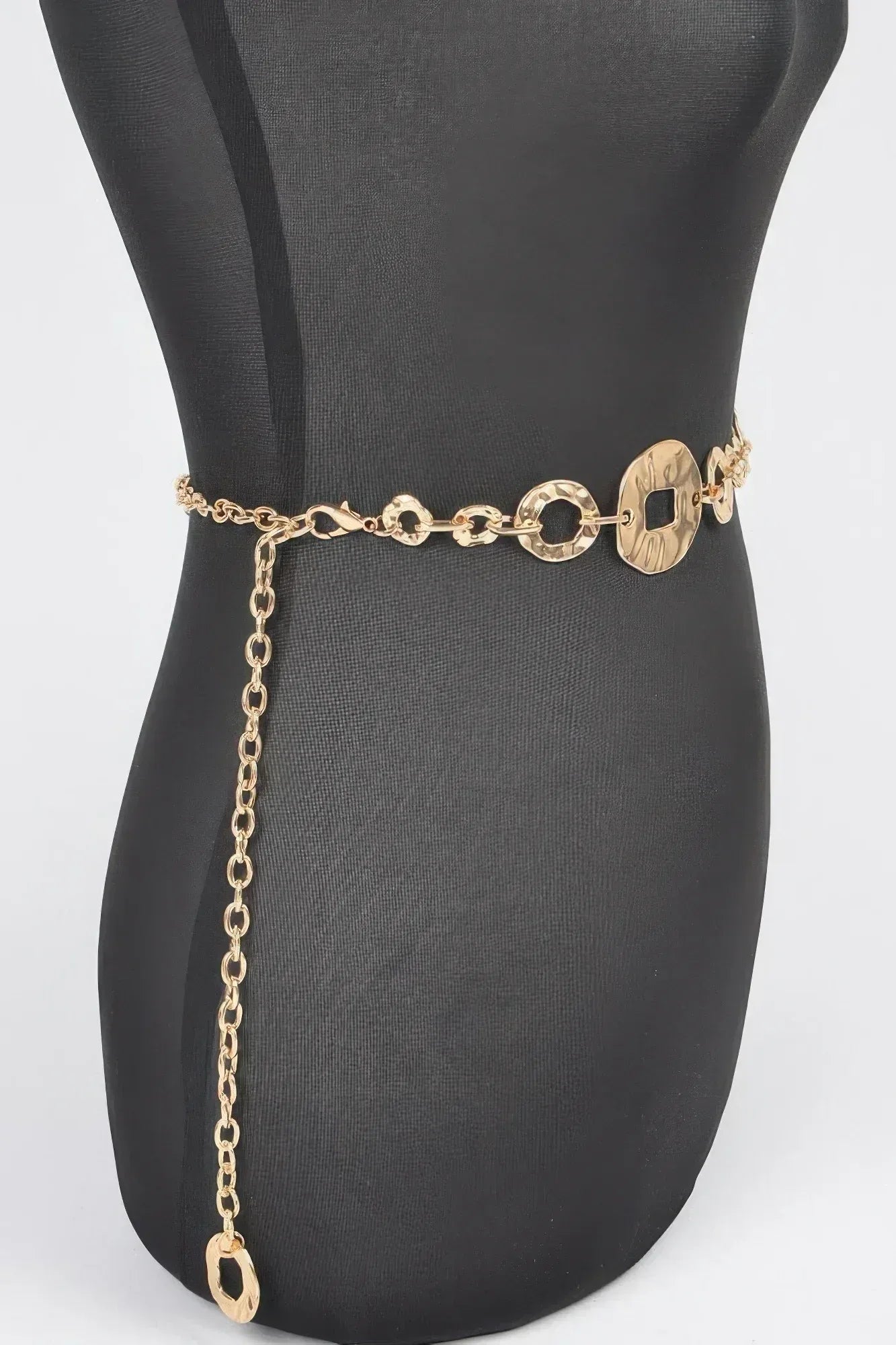 Hammered Metal Chain Belt | Mixtshop LLC