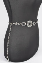 Hammered Metal Chain Belt | Mixtshop LLC
