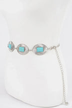 Western Style Metal Chain Belt | Mixtshop LLC