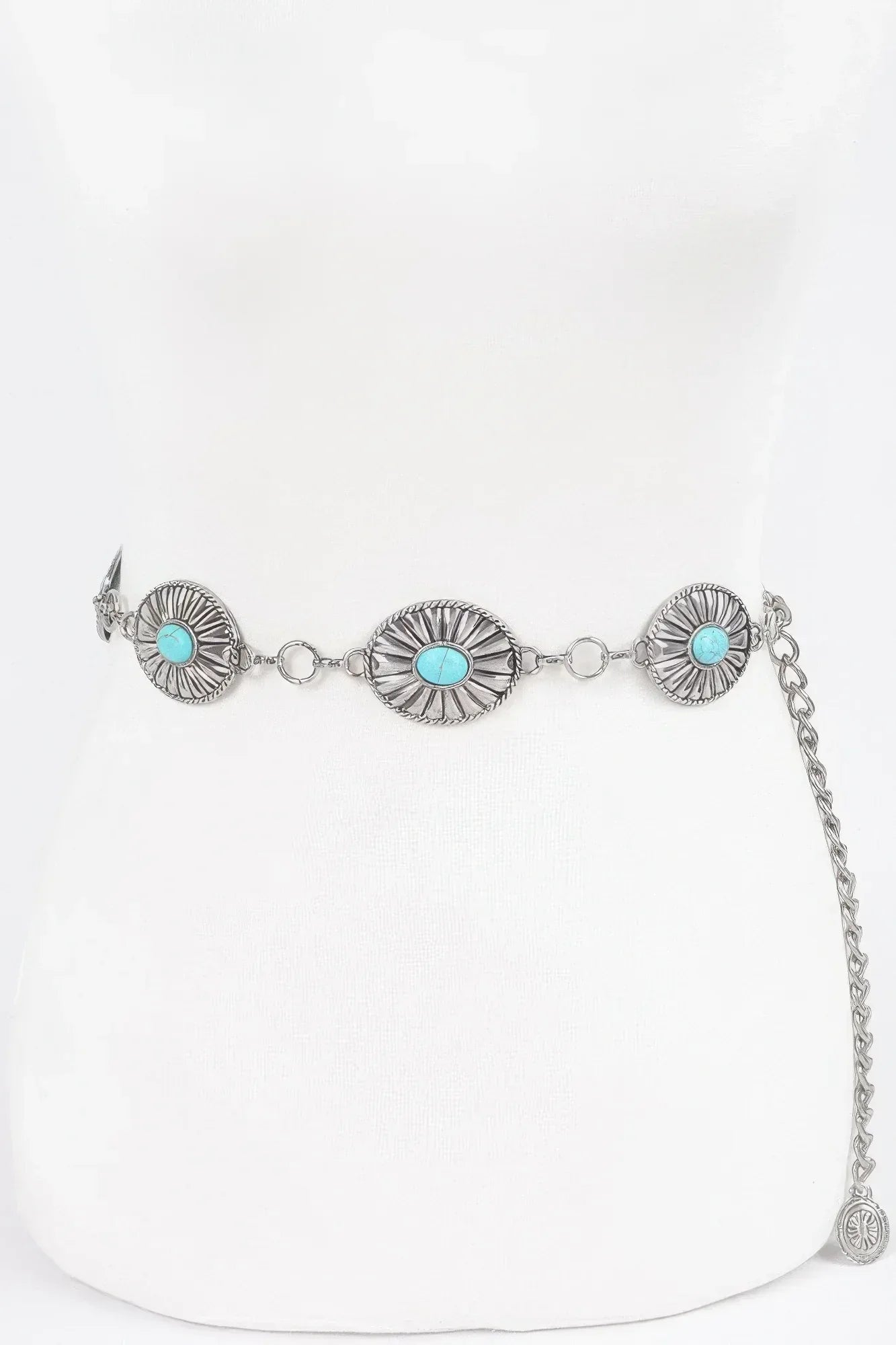 Western Style Metal Chain Belt | Mixtshop LLC Main image