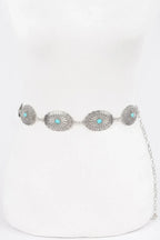 Western Style Metal Chain Belt | Mixtshop LLC