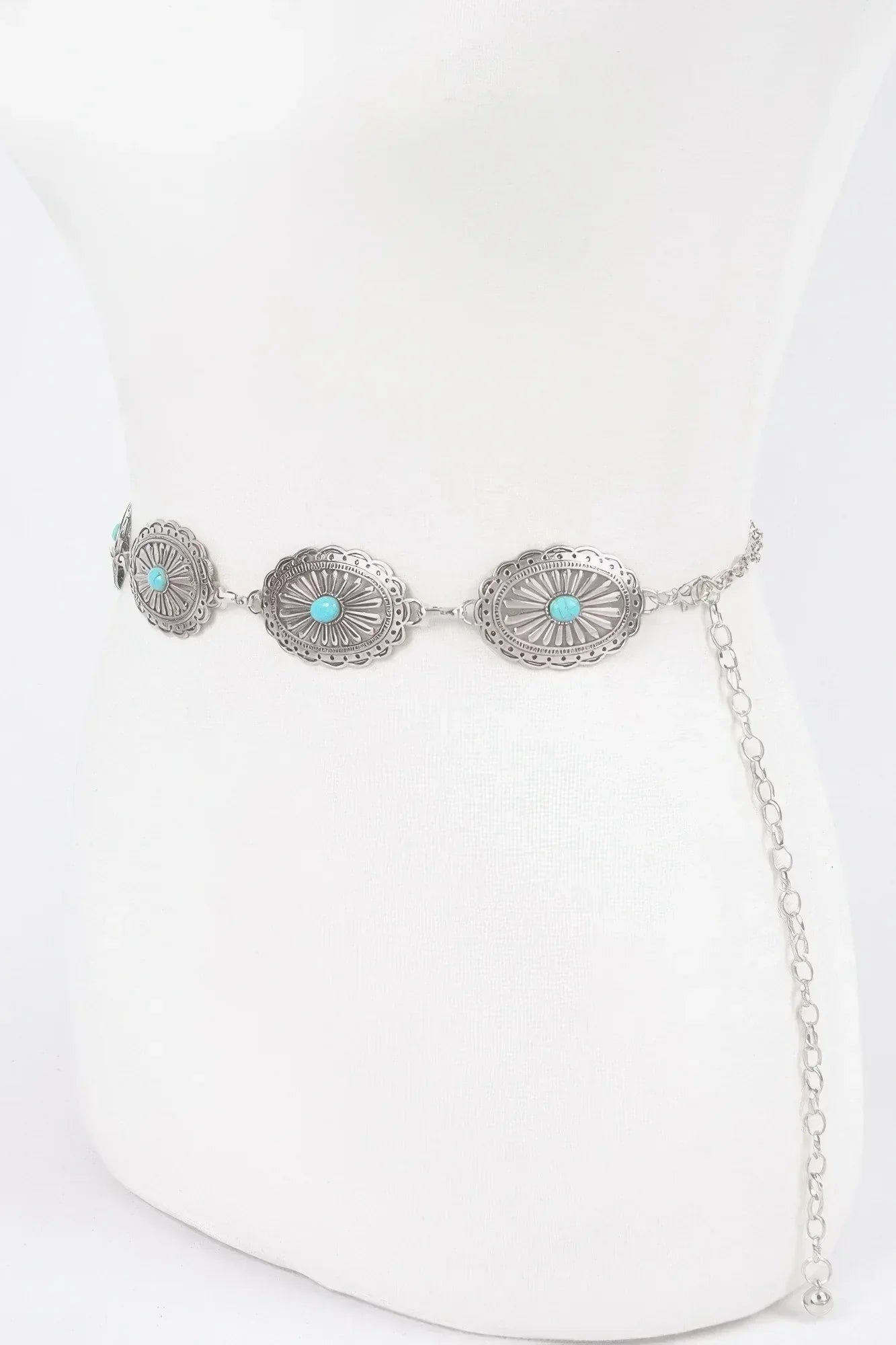 Western Style Metal Chain Belt Secondary image