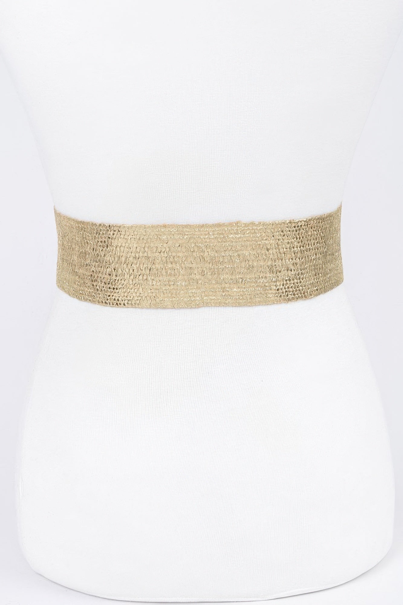 Wide Pearl Buckle Elastic Belt | Mixtshop LLC