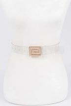 Metal Buckle Vegan Belt | Mixtshop LLC