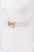 Metal Buckle Vegan Belt | Mixtshop LLC