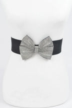 Rhinestone Ribbon Elastic Belt | Mixtshop LLC
