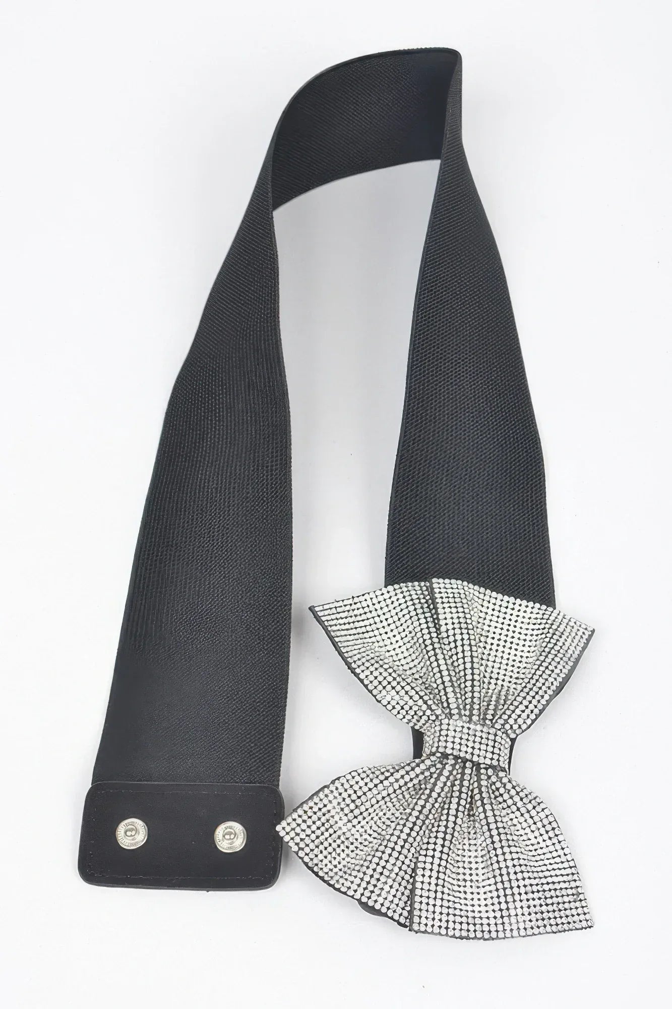 Rhinestone Ribbon Elastic Belt | Mixtshop LLC