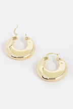 Vintage Gold Dip Metal Earring | Mixtshop LLC