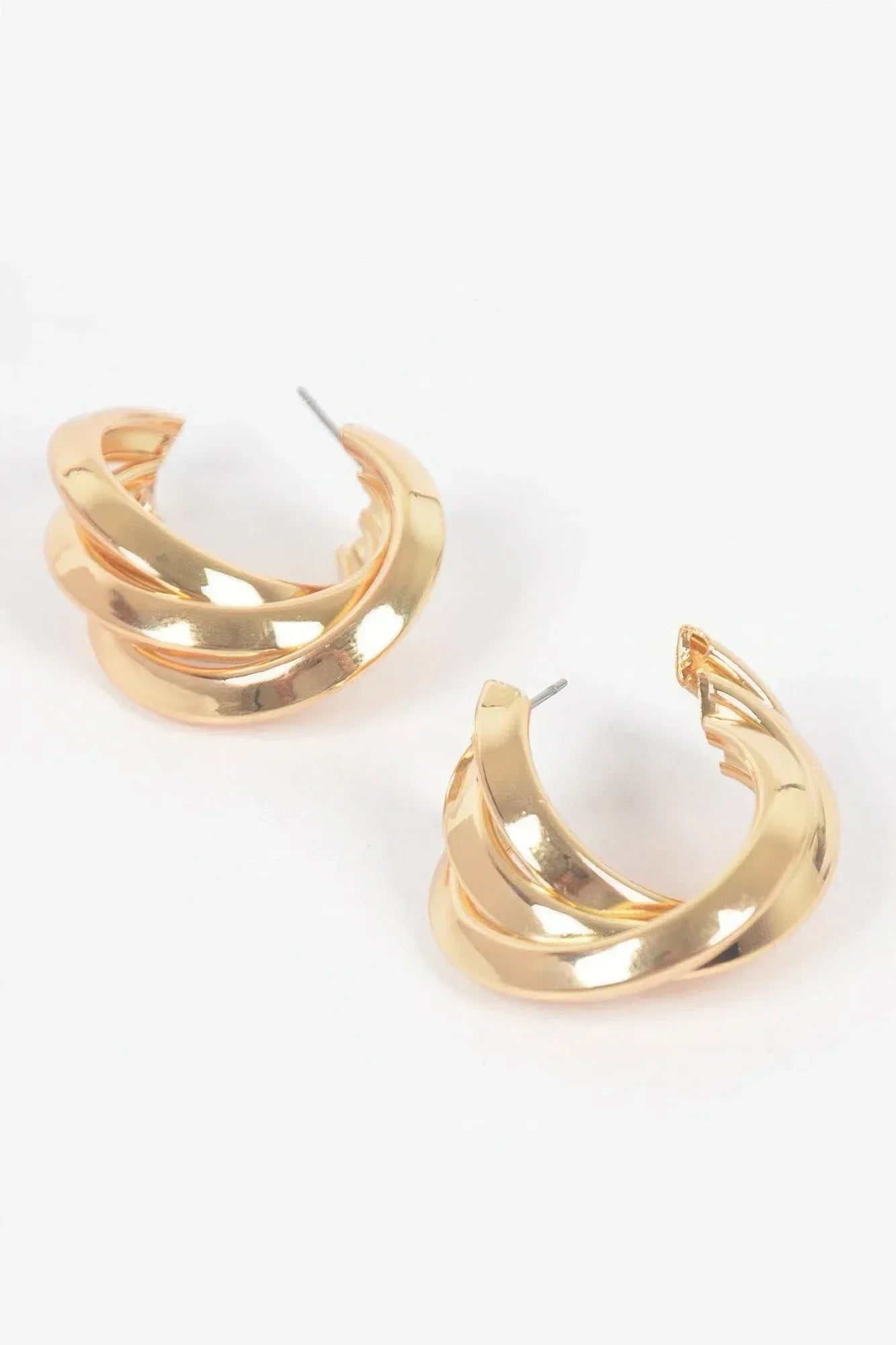 Multi Metal Small Hoop Earring | Mixtshop LLC Main image