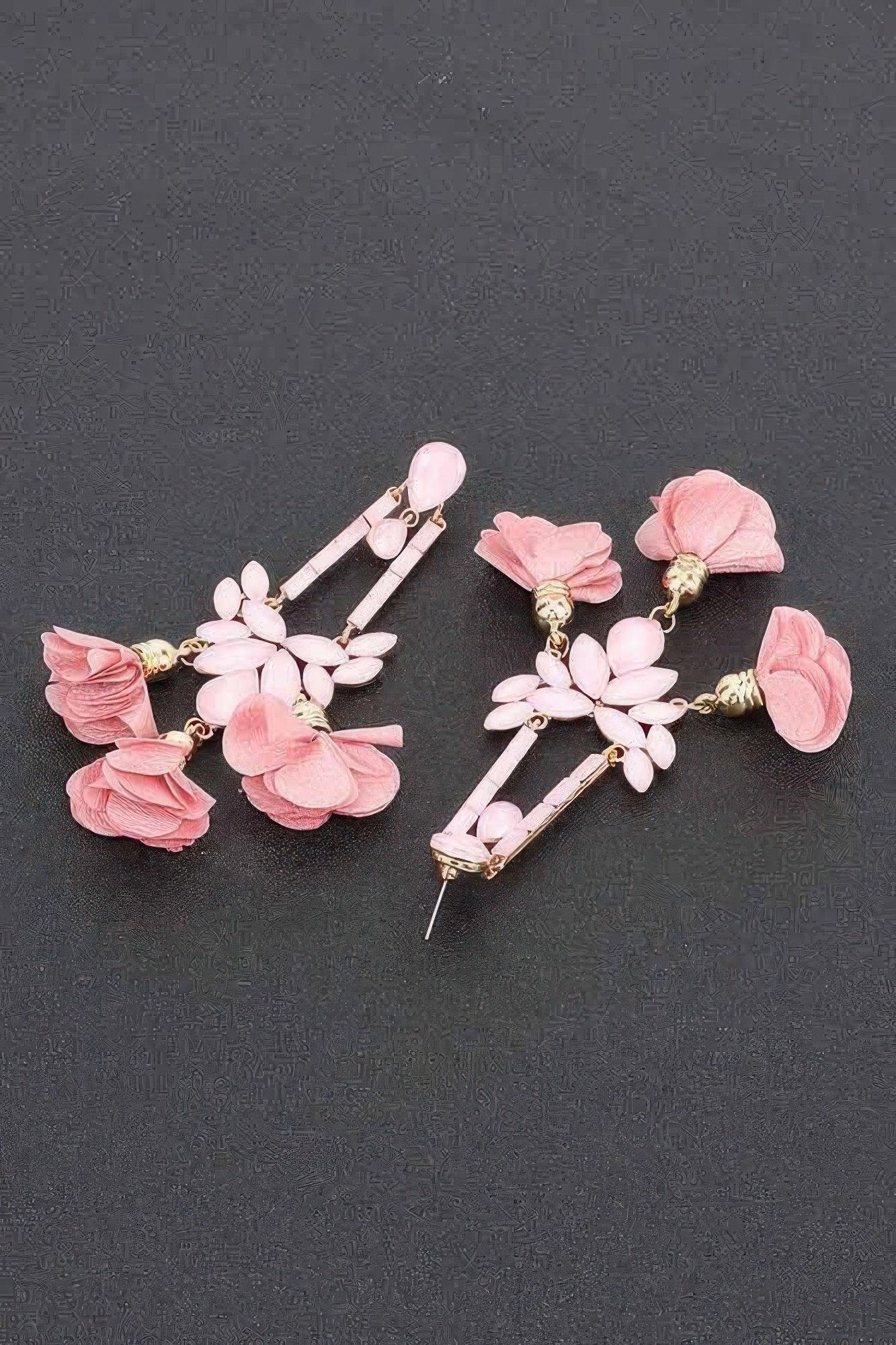 Flower Rhinestone Earring Secondary image