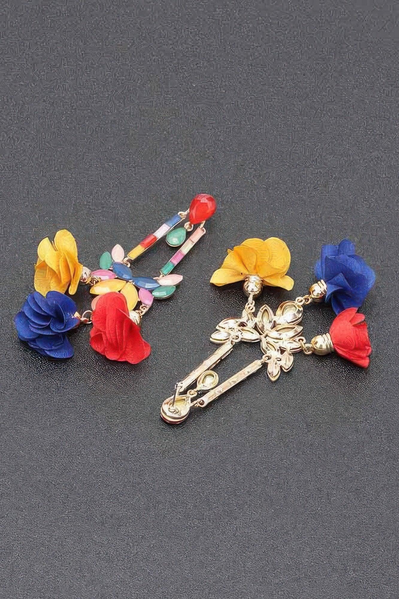 Flower Rhinestone Earring | Mixtshop LLC