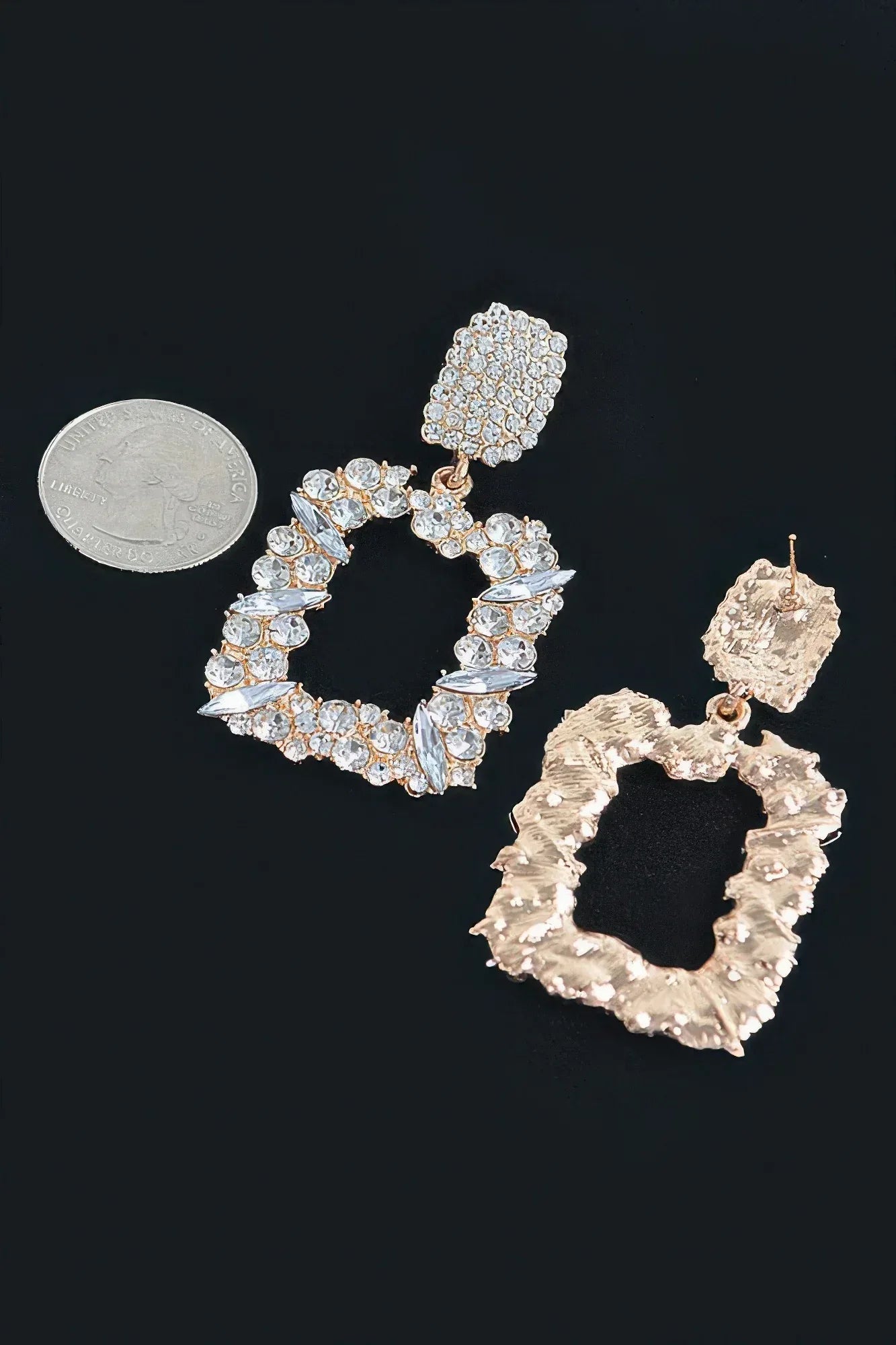 Rhinestone Earring Secondary image