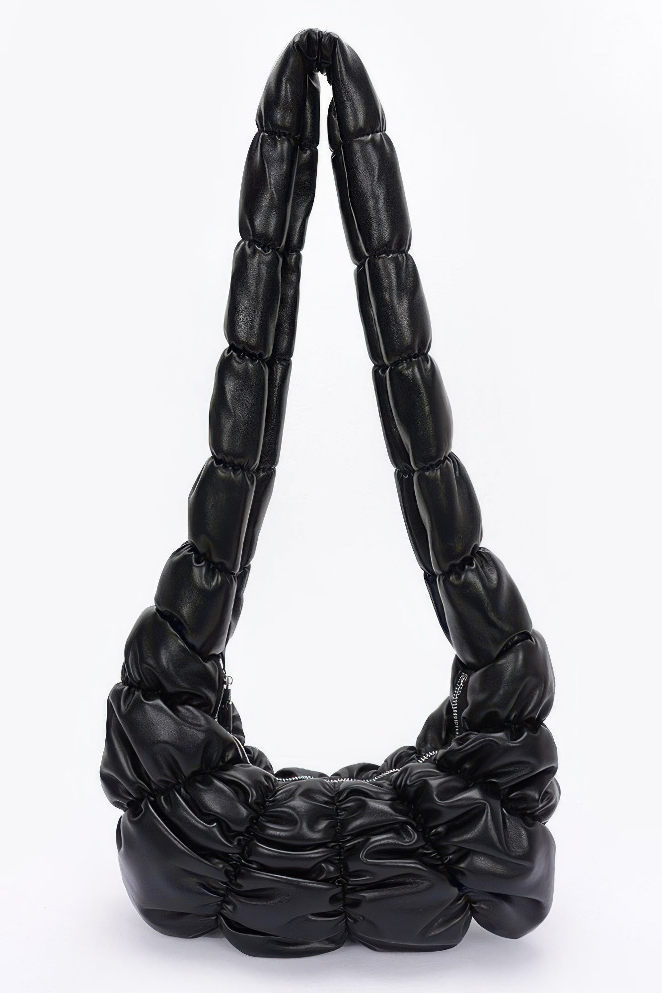 Pleated Faux Leather Crossbody Bag | Mixtshop LLC