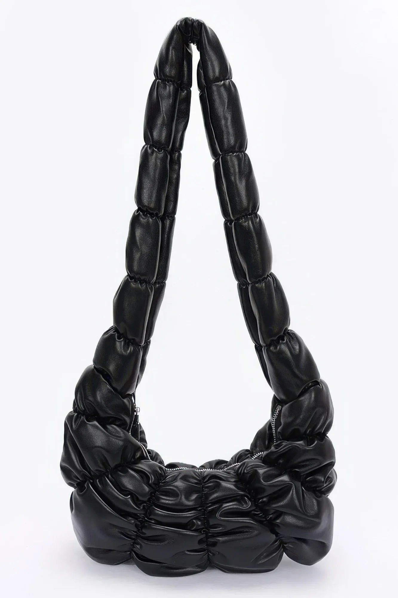 Pleated Faux Leather Crossbody Bag | Mixtshop LLC