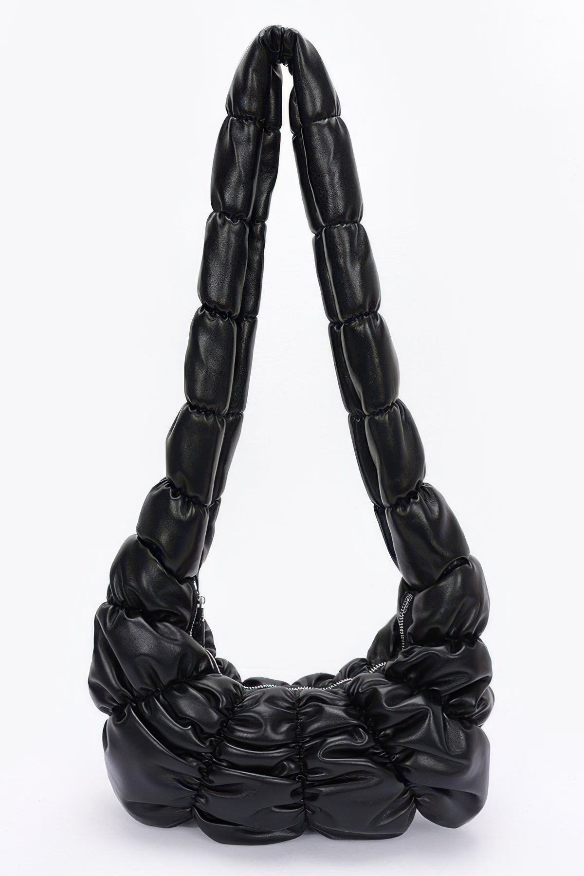 Pleated Faux Leather Crossbody Bag | Mixtshop LLC