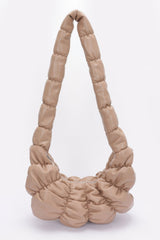 Pleated Faux Leather Crossbody Bag | Mixtshop LLC