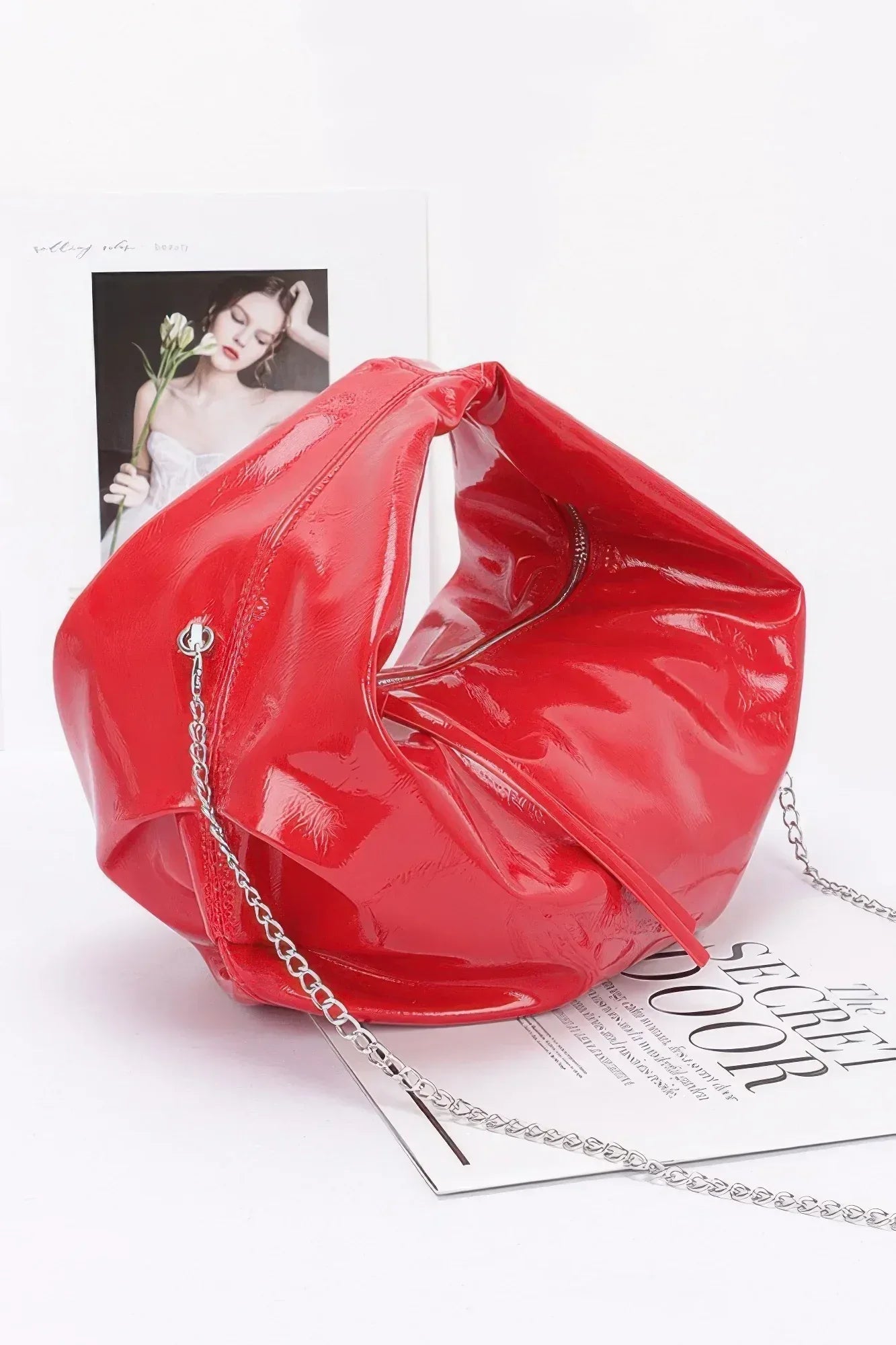 Patent Leather Hobo Bag | Mixtshop LLC Main image