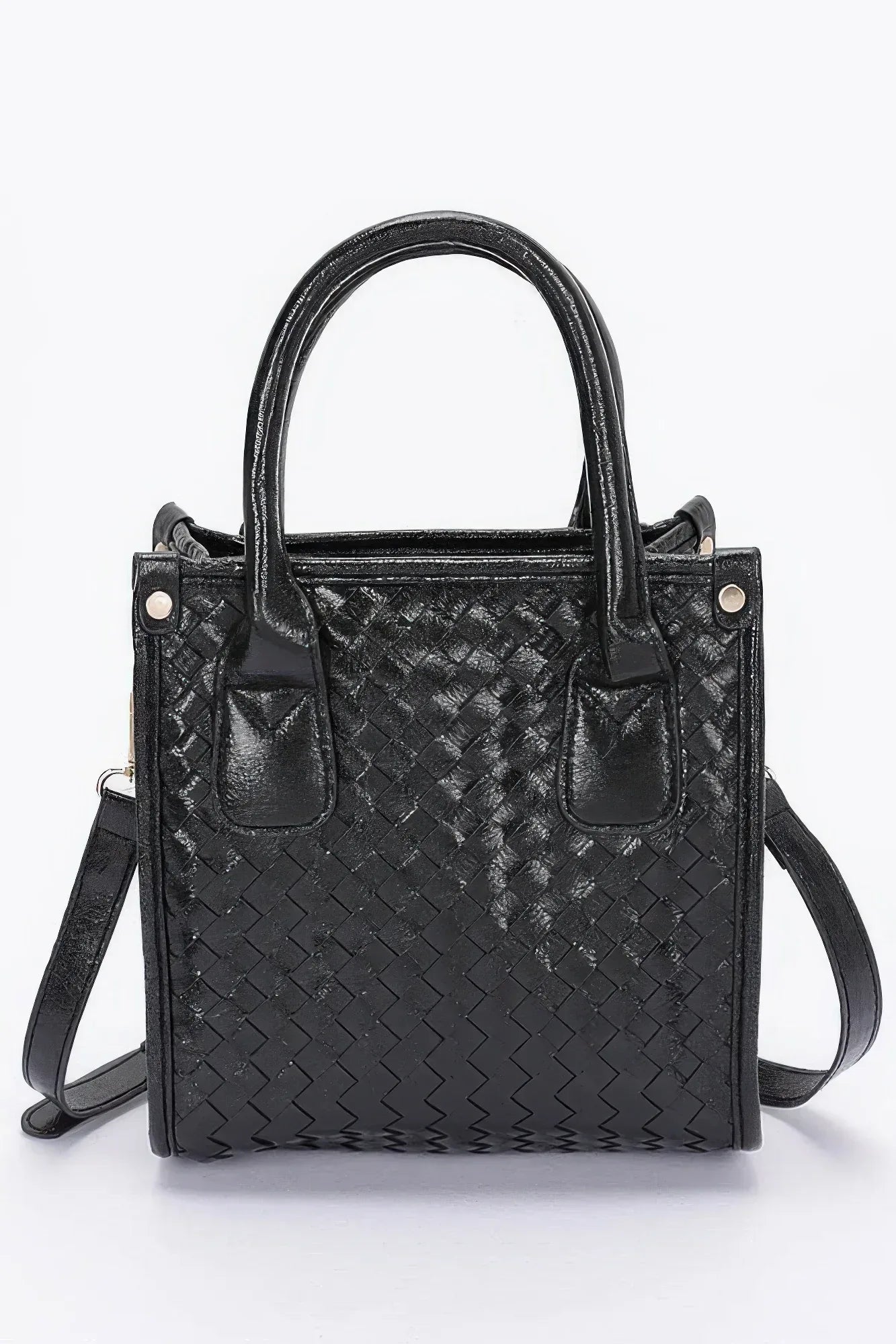 Metallic Braided Tote Bag | Mixtshop LLC Main image