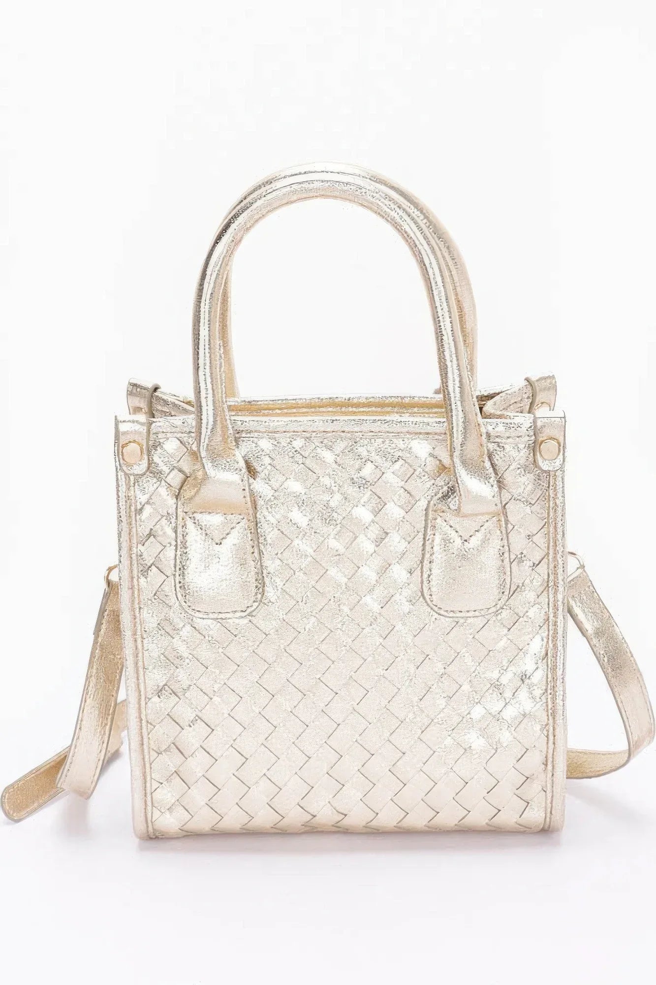 Metallic Braided Tote Bag | Mixtshop LLC