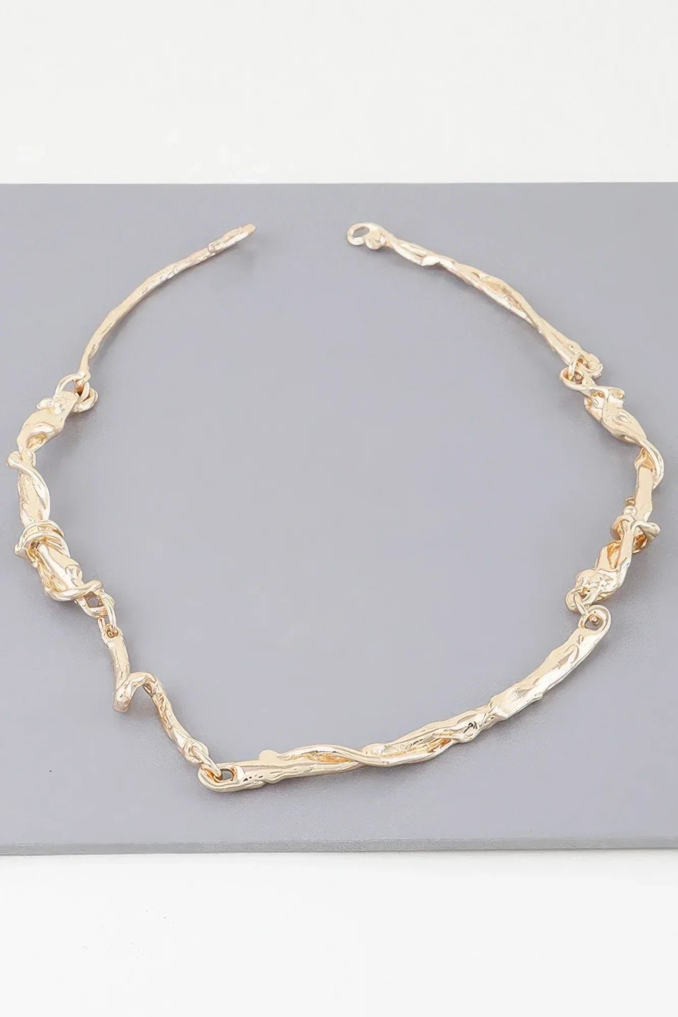 Multi Twisted Abstract Necklace Secondary image