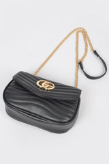 Quilted Faux Leather Crossbody Bag | Mixtshop LLC