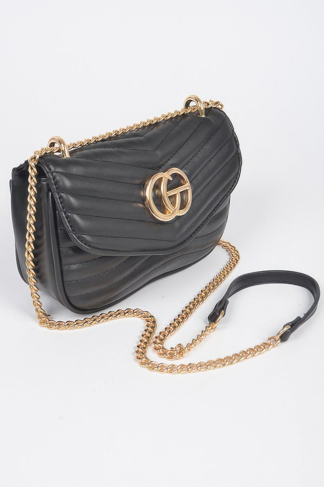 Quilted Faux Leather Crossbody Bag | Mixtshop LLC