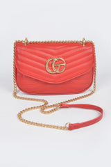 Quilted Faux Leather Crossbody Bag | Mixtshop LLC